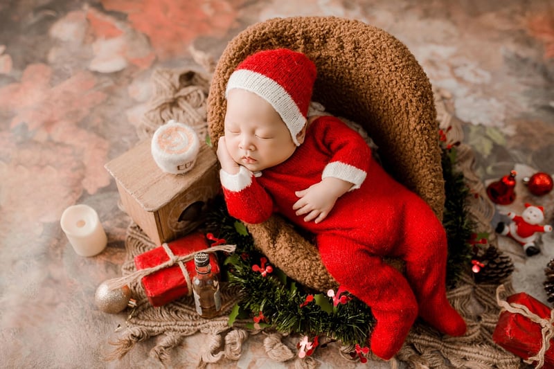 Baby playing with toys